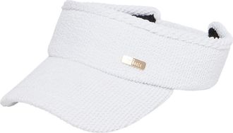 San Diego Hat Company Logo Hardware Stretchy Visor in White at Nordstrom Rack