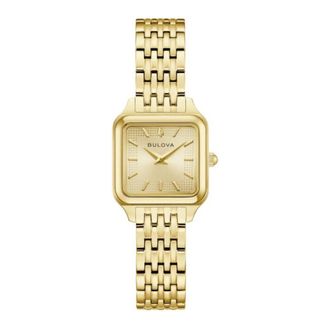 Bulova Sutton Quartz Champagne Dial Ladies Watch 97L191