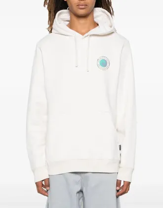 Patagonia Mens Unity Fitz Uprisal Logo Hoodie White Clothing > Knitwear