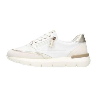 Hassia Bordeaux Sneaker - Dames - Sneakers - Wit - 39 EU - Leer - Schoenen