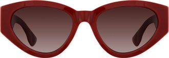 Velvet Eyewear Rosa Sunglasses in Red at Nordstrom