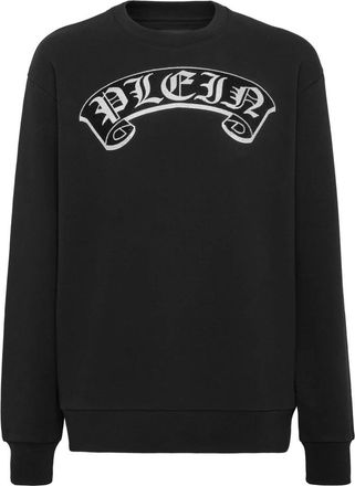Philipp Plein Gothic Plein Sweatshirt - unisex - Sweatshirts - Zwart - 2XL - Katoen - Hoodies & sweatvesten