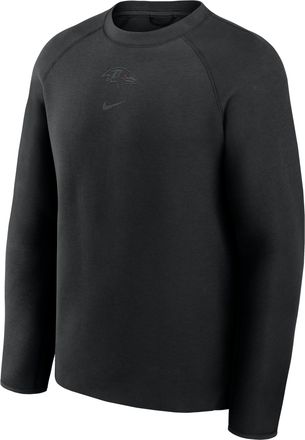Nike Baltimore Ravens Tech Fleece Nike Mens NFL Pullover Crew in Black | 05L6912Z8G-KH0