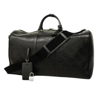 Gucci Pre-owned Weekend Bags, male, Black, Size: ONE SIZE Pre-owned Boston bag
