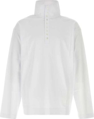 Dries Van Noten Long Sleeve Tops - Heren - Longsleeves - Wit - M - Tops