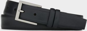 W. Kleinberg Men & apos;s Semi-Matte Calf Leather Belt
