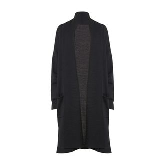 Wolford Truien & Vesten, Dames, Zwart, L, Wol, Merino Wol Lange Vest