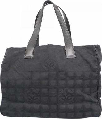 Chanel Black Nylon Tote Bag (Pre-Owned)