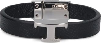 Tod's Bracciale con logo - Nero
