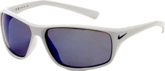 Nike Mens 64 mm White Sunglasses