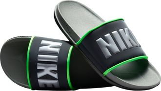 Nike Offcourt Slides Anthracite Smoke Grey Green Strike BQ4639-026