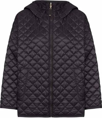 Max Mara Leo Quilted Jacket Black