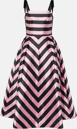 Rebecca Vallance Jocelyn striped midi dress