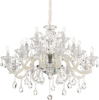 Netlighting Colossal 15 Light Chandelier Ivory Finish E14