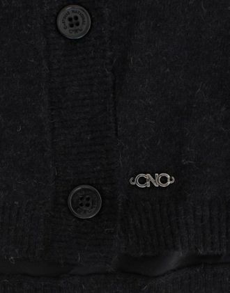 Costume National Womens Gray Wool Alpaca Cardigan Clothing