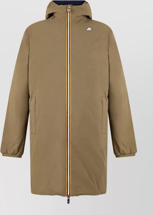 K-Way hooded waterproof lightweight jacket