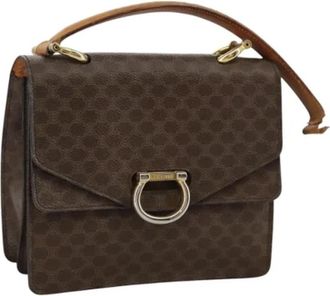Celine Tweedehands leren handtassen - Dames - Vintage Handtas - Bruin - ONE Size - Leer - Vintage
