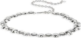 BCBGeneration Seashell Chain Belt in Silver at Nordstrom Rack, Size Large/x-Large
