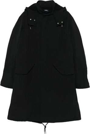 A.P.C. A.p.c., Jassen, Heren, Zwart, S, Parka Anatole