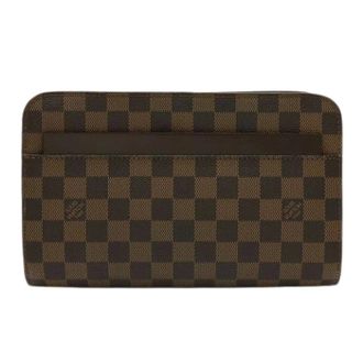 Louis Vuitton Clutch in tela Pre-owned - - Pre-owned - Donna - Marrone - ONE SIZE