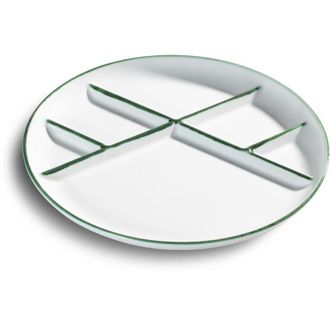 Gmundner Keramik Gmundner Keramik - Gmundner Cer&aacute;mica Borde Verde, Plato Fondue