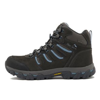 Peter Storm Womens Eskdale II Waterproof Walking & Hiking Mid Boots with StormGrip Outsole - Dark Grey Rubber - Size UK 6