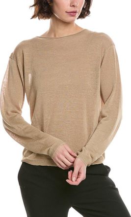 Vince Dropped Shoulder Boat Neck Top
