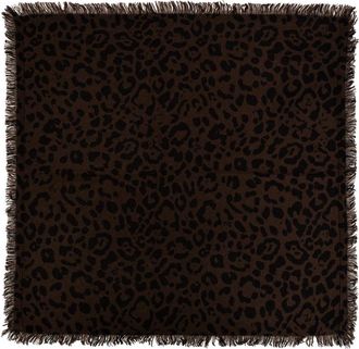 Zadig&Voltaire Stevie Leo Scarf - Dames - Accessoires - Bruin - Maat: ONE Size Kasjmier