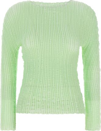 Issey Miyake Womens Jellyfish Pleats Sweater