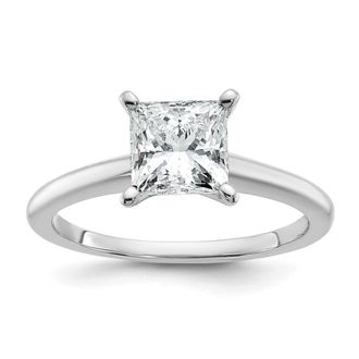 Diamond2Deal 14k Gold 1 1/2 Ct Certified Lab Grown Diamond Solitare Engagement Ring