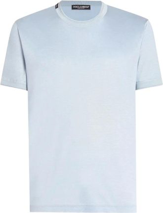 Dolce & Gabbana Hombre, Camisetas, Azul, Talla: L