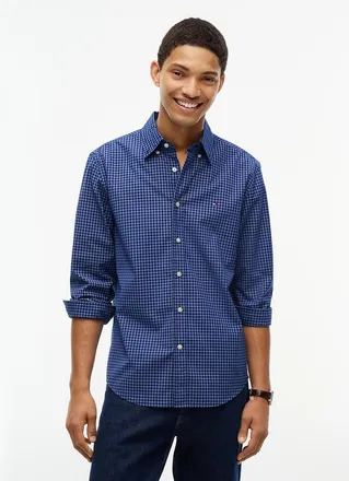 Tommy Hilfiger Mens Regular Fit Gingham Shirt - Anchor Blue - XXXL