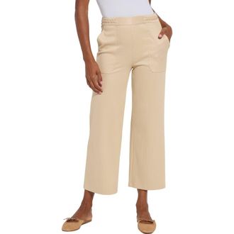 Lyss&eacute; Hayes Braided Crop Wide Leg Pants in Raffia Sheen Line at Nordstrom Rack, Size X-Small