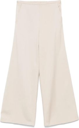 Forte_Forte Pantaloni affusolati in twill cotone - Toni neutri