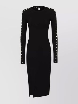 Stella McCartney compact knitted dress studs detailing