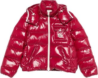 Moncler Andro puffer jacket - women - Polyamide/Polyamide/Down/Feather - 00 - Red