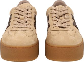 Hogan Cool Thick Sole Calfskin Sneakers