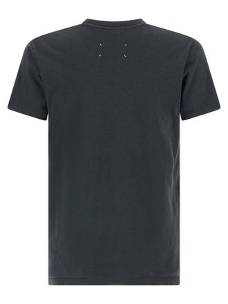 Maison Margiela Printed Cotton Jersey T-shirt - Charcoal