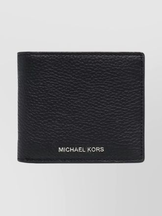 Michael Kors grained leather bifold wallet