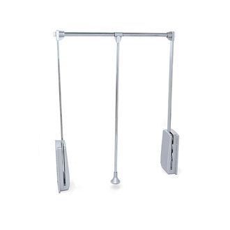 Emuca Emuca - Colgador Abatible Para Armario Hang, Ancho Regulable 600-830mm, Acero Y Pl&aacute;stico, Cromado
