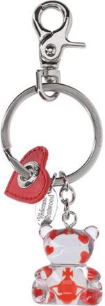 Vivienne Westwood Silver Teddy Resin Metal Keychain