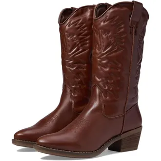 Steve Madden Hayward HAYW01S1-200 Womens Brown Leather Western Boots JOBB1665