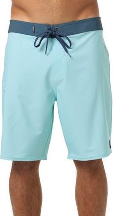 O'Neill Hyperfreak Heat Board Shorts in Pastel Turquoise at Nordstrom Rack, Size 30