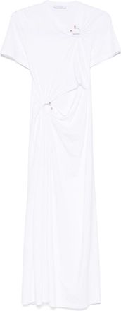 Paco Rabanne Draped Dress - Womens - Elastane/Cotton