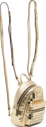 MCM Zaino Stark Bebe Boo mini in pelle - Oro