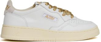 Autry Medalist Low Sneakers In White Leather