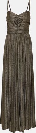 Dolce & Gabbana Ruched metallic gown