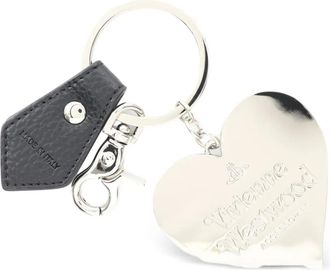 Vivienne Westwood Heart Orb keyring - Black