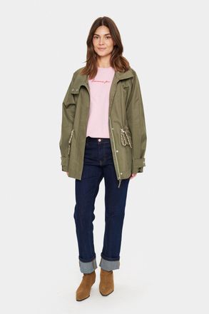 Saint Tropez Jas Regular fit Musk green