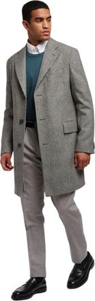 Brooks Brothers Jas van zuivere wol - Heren - Mantel - Veelkleurig - S - Wol - Jassen